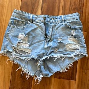 Shein cut off shorts